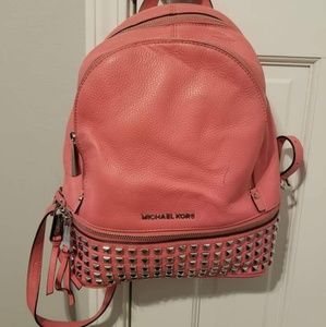 Michael Kors Coral Backpack